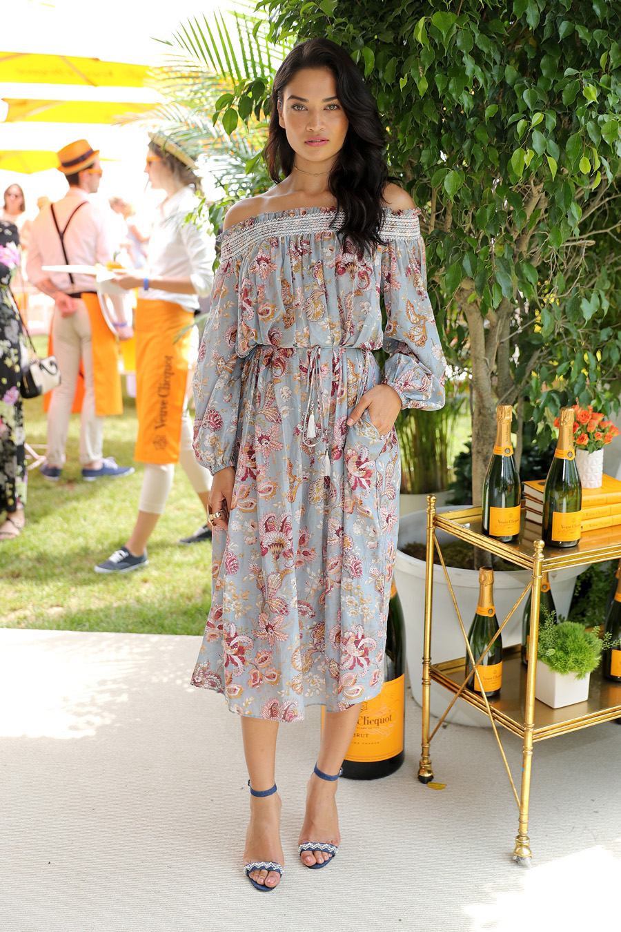 JERSEY CITY, NJ - JUNE 04:  Model Shanina Shaik attends the Ninth Annual Veuve Clicquot Polo Classic at Liberty State Park on June 4, 2016 in Jersey City, New Jersey.  (Photo by Neilson Barnard/Getty Images for Veuve Clicquot)